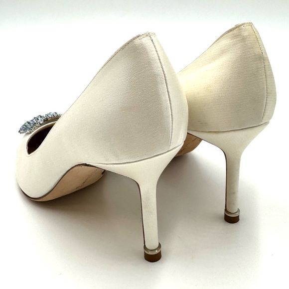 Manolo Blahnik Hangisi 70mm leather pumps - Picture 7 of 8